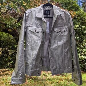 NWT BDG Urban Outfitters Silver Jacket Size S Small